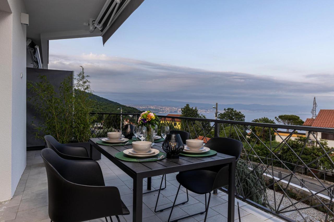 Villa Adriatic, Apartment Chiara With Sea View And Heated Swimming Pool, Free Private Parking, Ічичі Екстер'єр фото